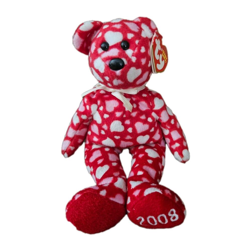Vintage Ty Beanie Baby Hearts-A-Flutter (Hallmark Exclusive) 8.5" 2007 Toy NWT